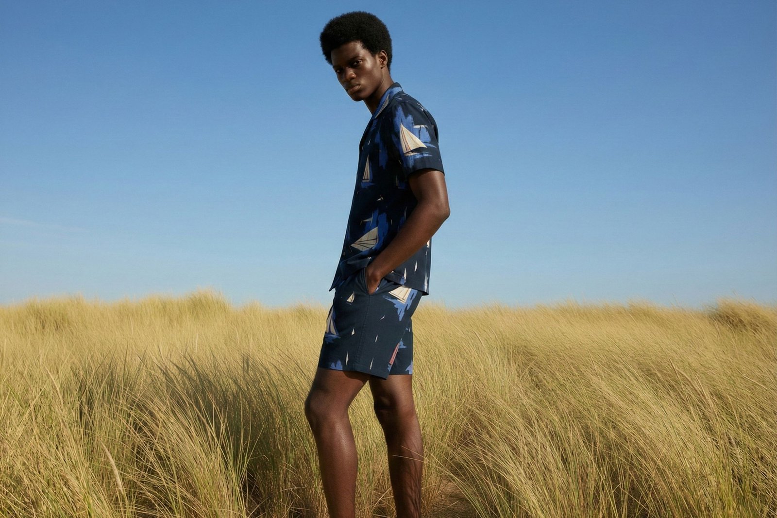 Outdoor fashion shoot