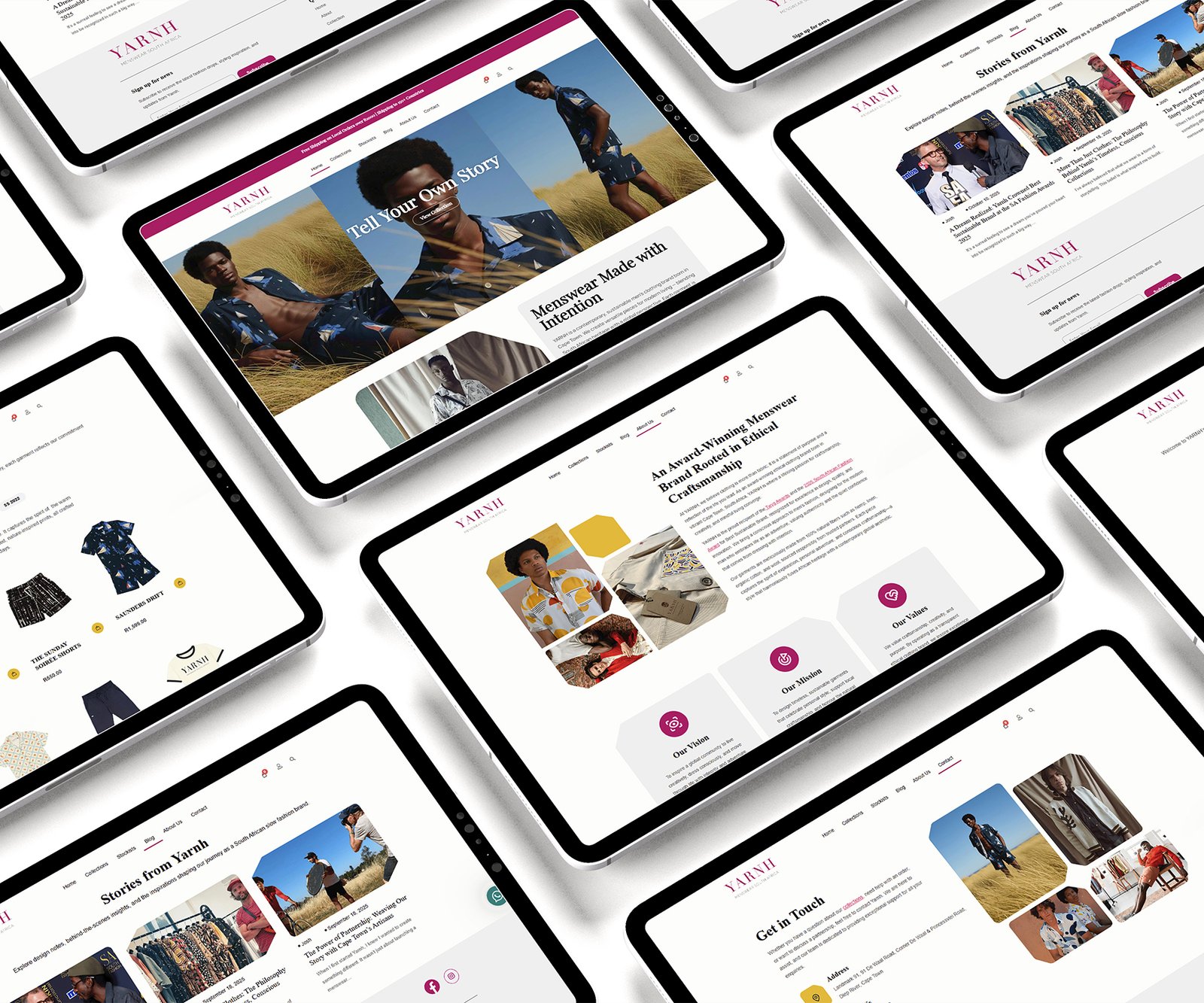 Creative website layout